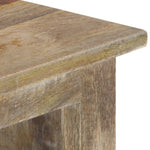 ZNTS TV Cabinet 110x30x50 cm Solid Mango Wood 286384