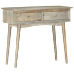 ZNTS Console Table 90x40x78 cm Solid Mango Wood 286387