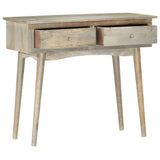 ZNTS Console Table 90x40x78 cm Solid Mango Wood 286387