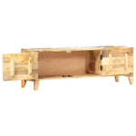 ZNTS TV Cabinet 120x30x40 cm Solid Mango Wood 286408