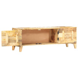 ZNTS TV Cabinet 120x30x40 cm Solid Mango Wood 286408