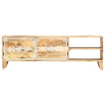 ZNTS TV Cabinet 120x30x40 cm Solid Mango Wood 286408