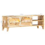 ZNTS TV Cabinet 120x30x40 cm Solid Mango Wood 286408