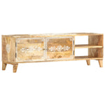 ZNTS TV Cabinet 120x30x40 cm Solid Mango Wood 286408