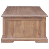 ZNTS Coffee Table 100x50x30 cm Solid Teak Wood 287733