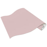 ZNTS 4 pcs Non-woven Wallpaper Rolls Plain Shimmer Pink 0.53x10 m 146203