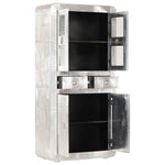 ZNTS Aviator Highboard 95x42x192 cm Solid Mango Wood 286602