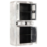 ZNTS Aviator Highboard 95x42x192 cm Solid Mango Wood 286602