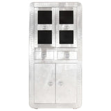 ZNTS Aviator Highboard 95x42x192 cm Solid Mango Wood 286602