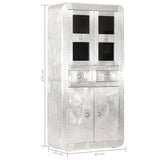 ZNTS Aviator Highboard 95x42x192 cm Solid Mango Wood 286602