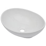 ZNTS Two Piece Bathroom Furniture Set Ceramic Oak 279312
