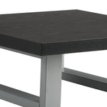 ZNTS Two Piece Bathroom Furniture Set Ceramic Black 279320