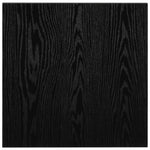 ZNTS Two Piece Bathroom Furniture Set Ceramic Black 279320