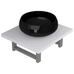ZNTS Two Piece Bathroom Furniture Set Ceramic White 279326