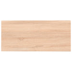 ZNTS Two Piece Bathroom Furniture Set Ceramic Oak 279348
