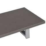 ZNTS Two Piece Bathroom Furniture Set Ceramic Grey 279351