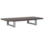 ZNTS Three Piece Bathroom Furniture Set Ceramic Grey 279354