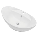 ZNTS Two Piece Bathroom Furniture Set Ceramic Black 279357