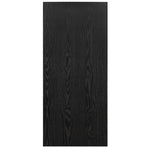 ZNTS Two Piece Bathroom Furniture Set Ceramic Black 279357