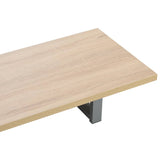 ZNTS Three Piece Bathroom Furniture Set Ceramic Oak 279371
