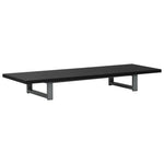 ZNTS Three Piece Bathroom Furniture Set Ceramic Black 279376