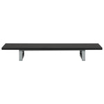 ZNTS Three Piece Bathroom Furniture Set Ceramic Black 279376