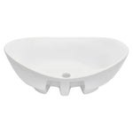 ZNTS Three Piece Bathroom Furniture Set Ceramic Black 279378