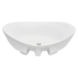ZNTS Three Piece Bathroom Furniture Set Ceramic Black 279378