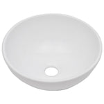 ZNTS Three Piece Bathroom Furniture Set Ceramic White 279382