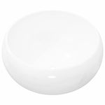ZNTS Three Piece Bathroom Furniture Set Ceramic White 279384