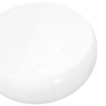ZNTS Three Piece Bathroom Furniture Set Ceramic White 279384