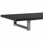 ZNTS Three Piece Bathroom Furniture Set Ceramic Black 279394