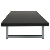ZNTS Three Piece Bathroom Furniture Set Ceramic Black 279394