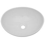 ZNTS Three Piece Bathroom Furniture Set Ceramic White 279398