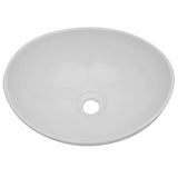 ZNTS Three Piece Bathroom Furniture Set Ceramic White 279398