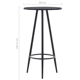 ZNTS 3 Piece Bar Set Plastic Blue 279720