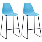 ZNTS 3 Piece Bar Set Plastic Blue 279766