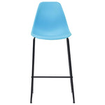 ZNTS 3 Piece Bar Set Plastic Blue 279766