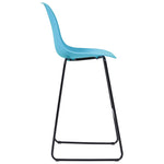 ZNTS 3 Piece Bar Set Plastic Blue 279766