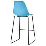 ZNTS 3 Piece Bar Set Plastic Blue 279766