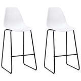 ZNTS 3 Piece Bar Set Plastic White 279804