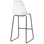 ZNTS 3 Piece Bar Set Plastic White 279804