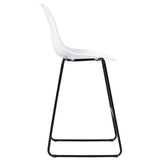 ZNTS 5 Piece Bar Set Plastic White 279805