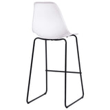 ZNTS 5 Piece Bar Set Plastic White 279805