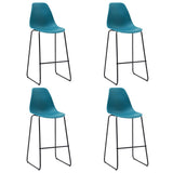 ZNTS 5 Piece Bar Set Plastic Turqoise 279853