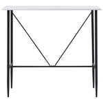 ZNTS 5 Piece Bar Set Plastic Blue 279877
