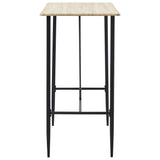 ZNTS 5 Piece Bar Set Plastic White 279896