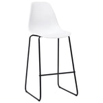 ZNTS 5 Piece Bar Set Plastic White 279896