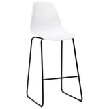 ZNTS 5 Piece Bar Set Plastic White 279896