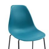 ZNTS 3 Piece Bar Set Plastic Turquoise 279925
